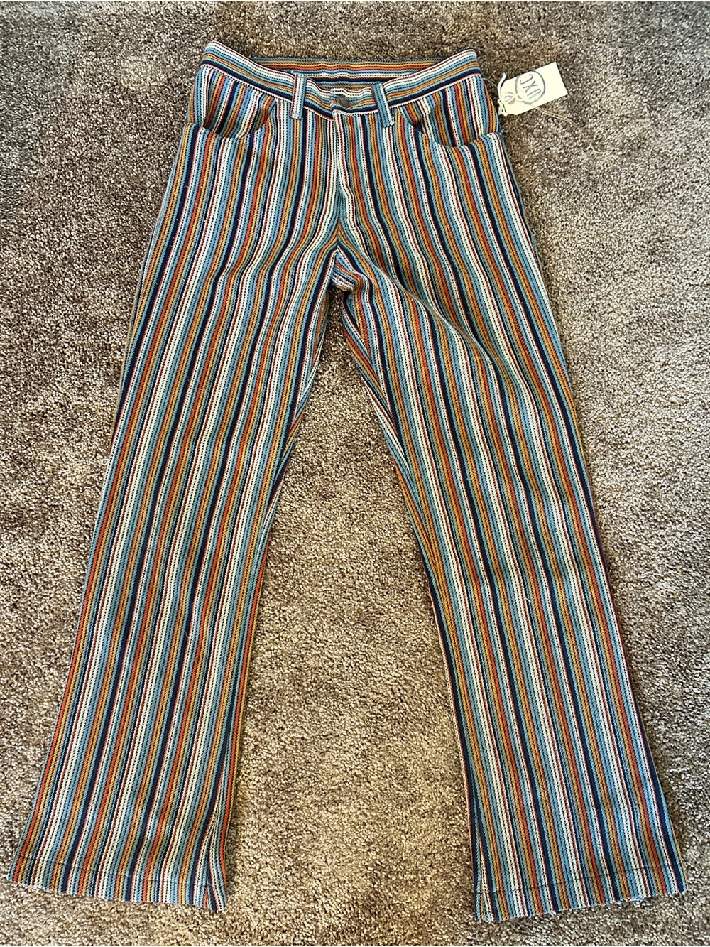Vintage Levi’s Multicolor Striped Women’s Pants — Stylish Casual Trousers